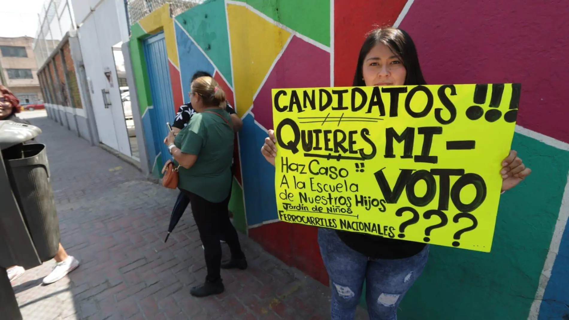 Jardín de Niños Ferrocarriles Nacionales, manifestación